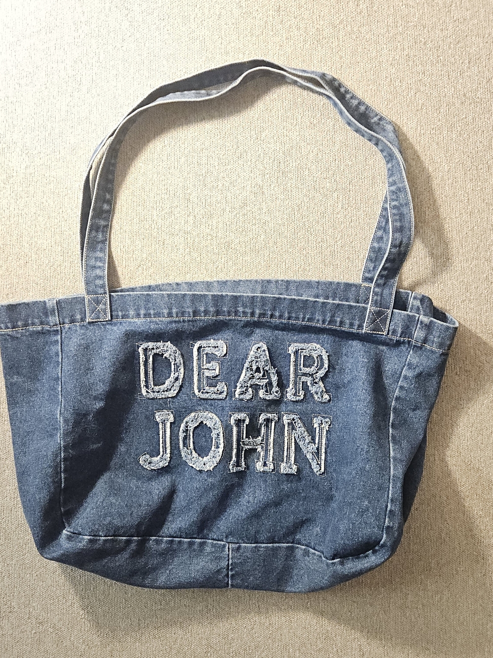 Dear John Blue Denim Tote Bag